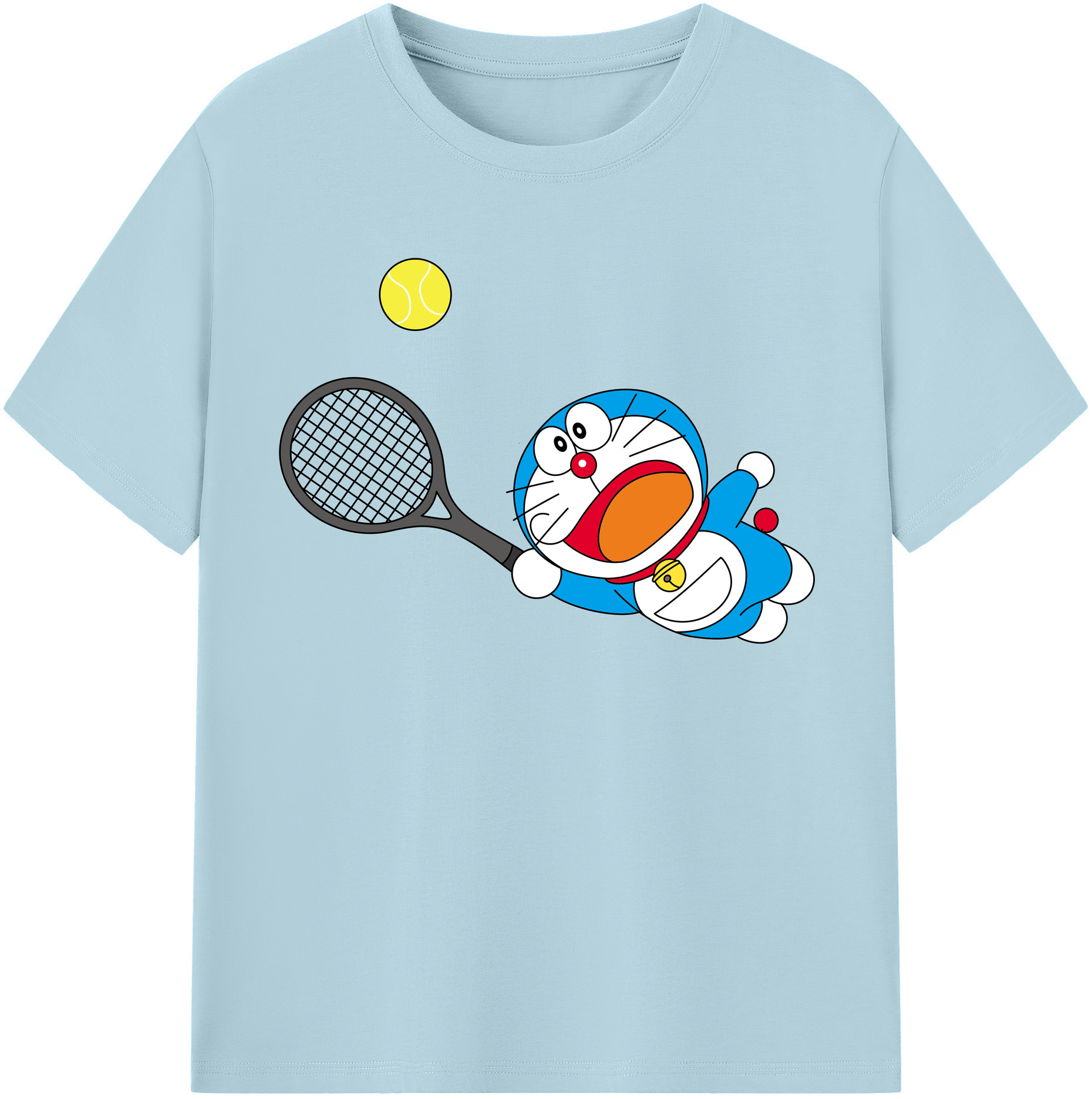 （画像用） ドラえもん Doraemon 綿100％半袖Tシャツ（フロントプリント）